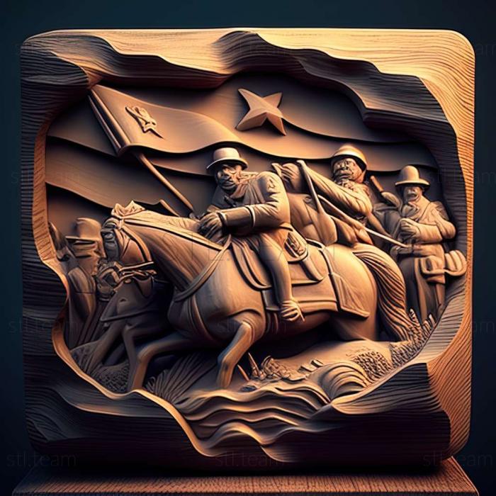3D model Ultimate General Gettysburg game (STL)